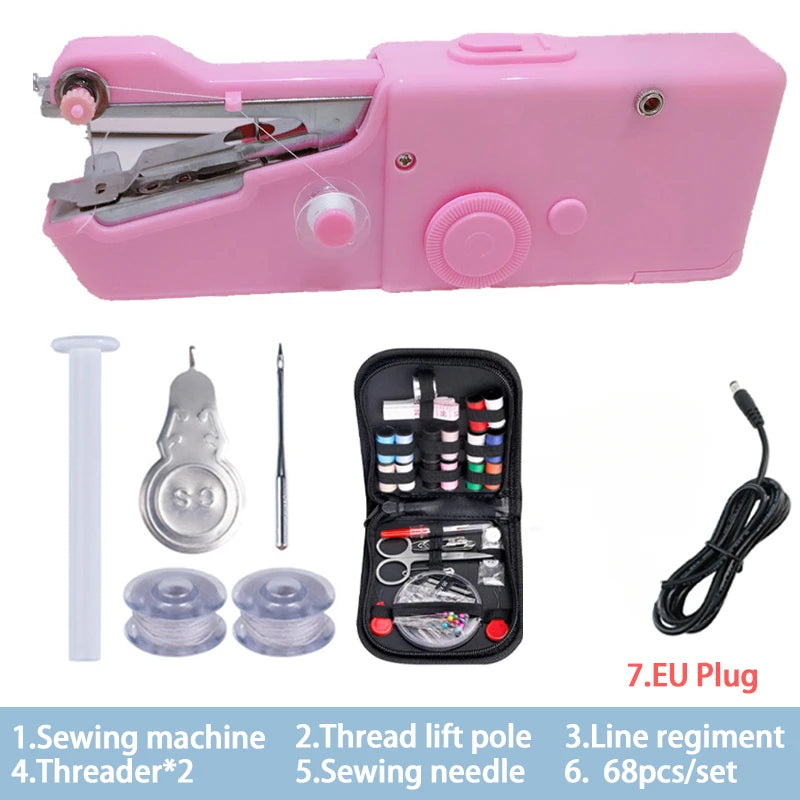 Mini Portable Multi-Function Household Sewing Machine – DIY Manual Tailor Machine