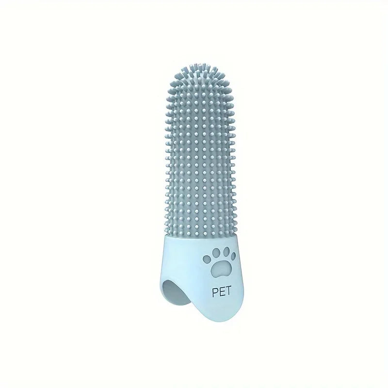 Dog Toothbrush, 360° Cleaning Finger Toothbrush for Dogs, Food Grade Silicone Dog Finger Toothbrush for Dogs & Cats Dental Care