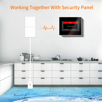 Ostaniot 433MHz Water Leakage Detector Water Leak Sensor Flood Alert Overflow For Security Alarm System Staniot Accessories