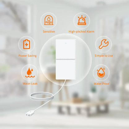 Ostaniot 433MHz Water Leakage Detector Water Leak Sensor Flood Alert Overflow For Security Alarm System Staniot Accessories