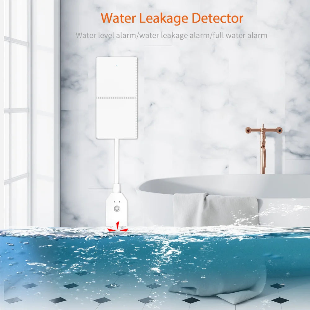 Ostaniot 433MHz Water Leakage Detector Water Leak Sensor Flood Alert Overflow For Security Alarm System Staniot Accessories