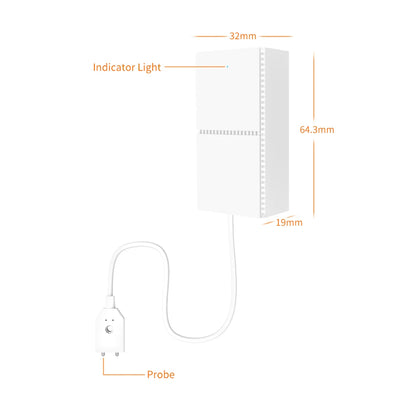 Ostaniot 433MHz Water Leakage Detector Water Leak Sensor Flood Alert Overflow For Security Alarm System Staniot Accessories
