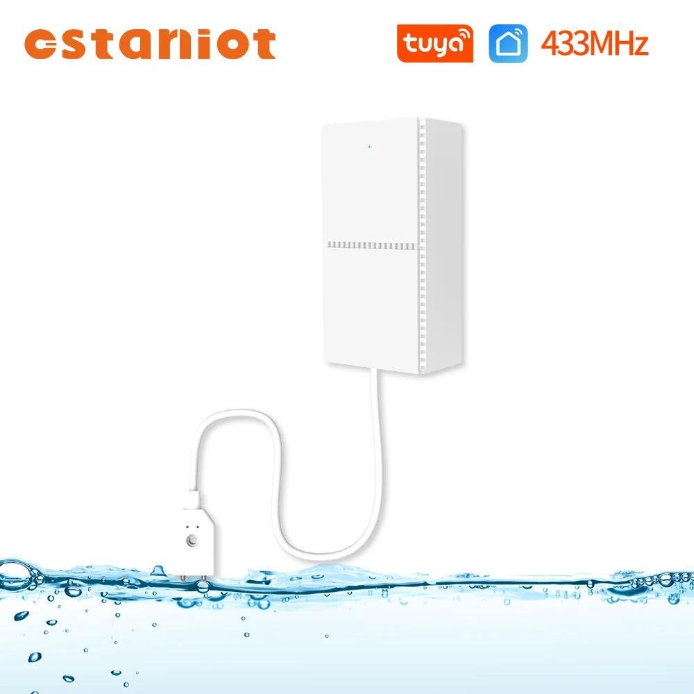 Ostaniot 433MHz Water Leakage Detector Water Leak Sensor Flood Alert Overflow For Security Alarm System Staniot Accessories