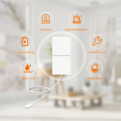 Ostaniot 433MHz Water Leakage Detector Water Leak Sensor Flood Alert Overflow For Security Alarm System Staniot Accessories