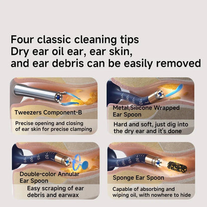 2025 New Bebird Earsight Plus I35R Ear Wax Removal Tool Camera Cleaner Kit- HD Wireless Flexible Otoscope, Pain-Free Ear Tweezer