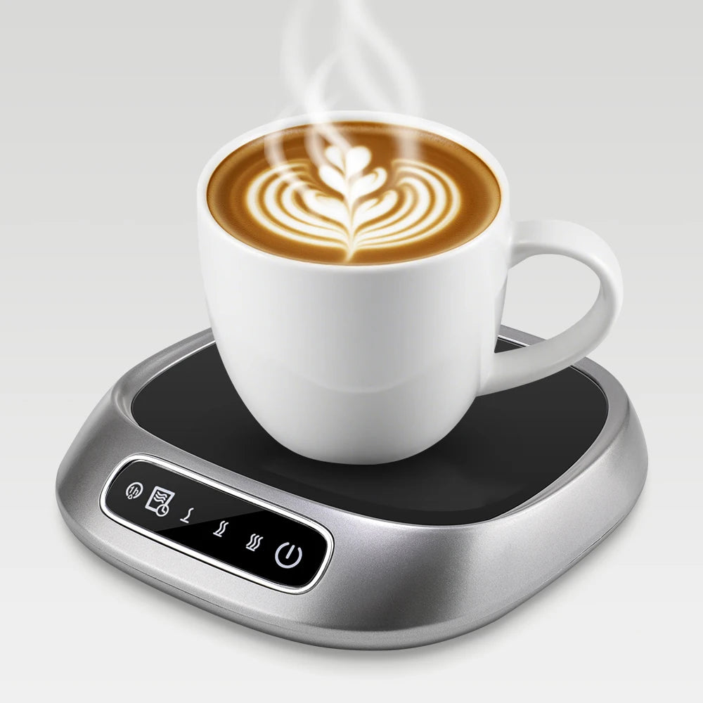 Smart Electric Beverage Warmer Advanced Temperature Control Heating Pad Constant Temperature Timer Automatic Shut Off Mug Heater