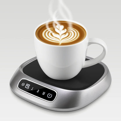 Smart Electric Beverage Warmer Advanced Temperature Control Heating Pad Constant Temperature Timer Automatic Shut Off Mug Heater