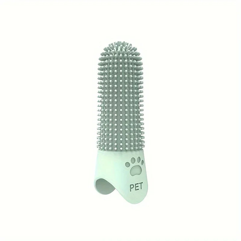 Dog Toothbrush, 360° Cleaning Finger Toothbrush for Dogs, Food Grade Silicone Dog Finger Toothbrush for Dogs & Cats Dental Care