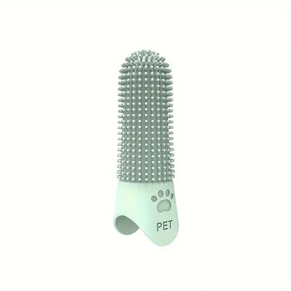 Dog Toothbrush, 360° Cleaning Finger Toothbrush for Dogs, Food Grade Silicone Dog Finger Toothbrush for Dogs & Cats Dental Care