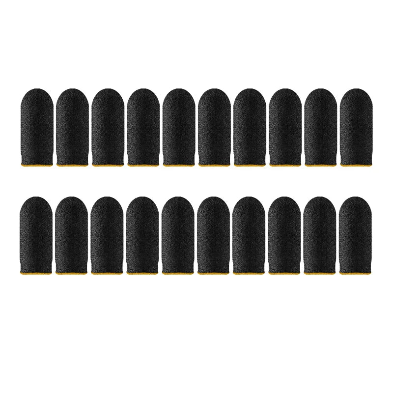 20pcs Game Finger Sleeve Breathable Fingertips For Games Anti-Sweat Touch Screen Finger Cots Cover Sensitive Mobile Touch Glove
