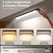 Intelligent Cabinet Light Human Body Induction Light Magnetic Suction Bedroom Bedside Wardrobe Charging Long Strip Night Light