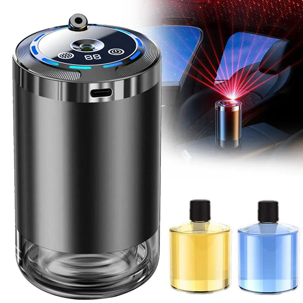 Car Fragrance Humidifier 5 Modes Scent Air Car Odor Eliminator Long Lasting Universal Car Diffuser With Digital Display