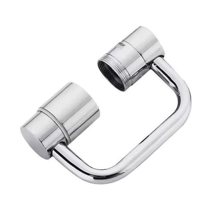 Flexiflow Rotating Faucet Extender Stainless Steel Valve Core Corrosion-Resistant for Kitchen Bathroom Sink Faucets