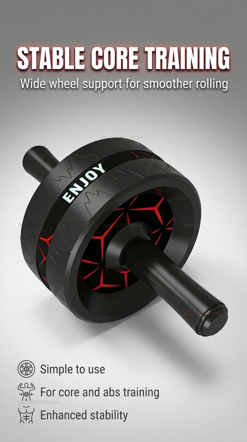 Abdominal Roller, Abdominal Exercise Equipment for Abdominal and Core Strength Training, Home Fitness Wheel for Men and Women