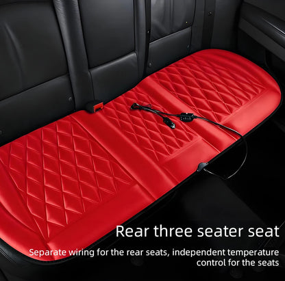 12V Universal Car Heated Seats Cushion Fast Heating Car Seat Covers Warm Winter Car Accessories Heating Pads Available Black＆Red