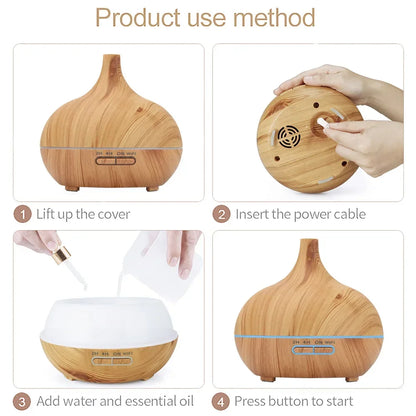 WiFi Smart Air Humidifier 400ml Essential Oil Diffuser Aromatherapy Ultrasonic Air Humidifiers Cool Mist Sprayer Humidificador