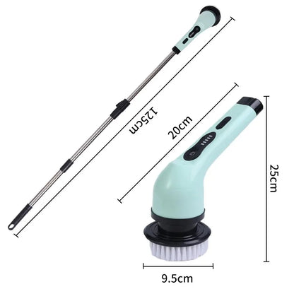 Multifunctional Electric Cleaning Brush Electric Cordless Spin Scrubber Toilet Mops Portable Cleaning Tool For Kitchen/Bathroom