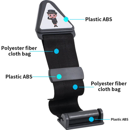 Car Children Shoulder Guard Buckle Seatbelt Adjuster For Kids Child Seat Belt Retainer Adjustment And Fixation Anti-stroke Belt