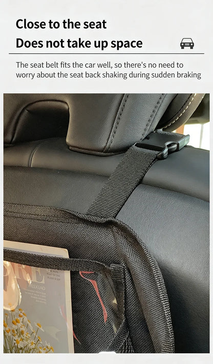 Car Interior Accessories Car Seat Back Storage Anti-kick Bag Simple Oxford Material Snack Toy Storage Bag Car Storage Bag