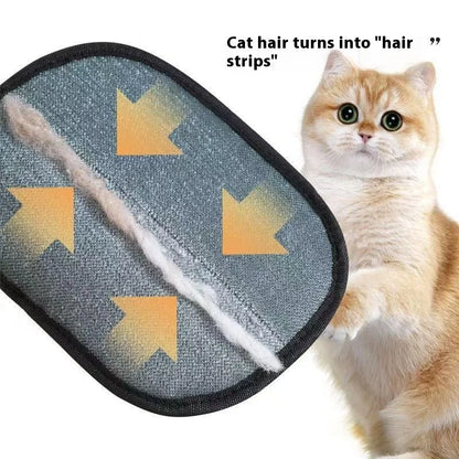 For Washing Deshedding Cleaning Carpets Sofas Upgrated Pet Hair Remover Glove Double-Sided Fur Gloves Cat Dog Fur Magnet Gloves