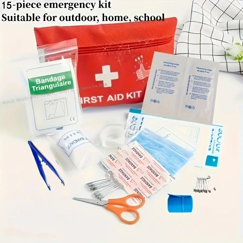 Outdoor Activity Trauma First Aid Kit for Survival, Vehicle, Boat, Sports, Hiking, Office, Travel First Aid Kit