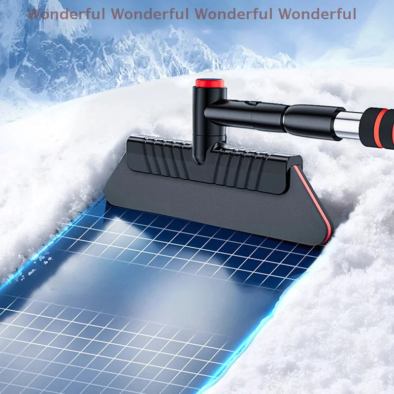 1PC Snow Shovel Detachable Windshield Cleaner Extendable Winter Car Cleaner Multifunctional Tool with Ice Scraper Brush