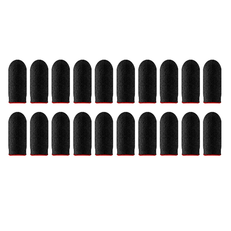 20pcs Game Finger Sleeve Breathable Fingertips For Games Anti-Sweat Touch Screen Finger Cots Cover Sensitive Mobile Touch Glove