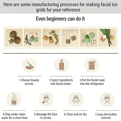 1PC Quick Depuffing Ice Face Roller Freezable Silicone Globes for Morning or Post-Workout | Instantly Awakens, Reduces Eye Bags