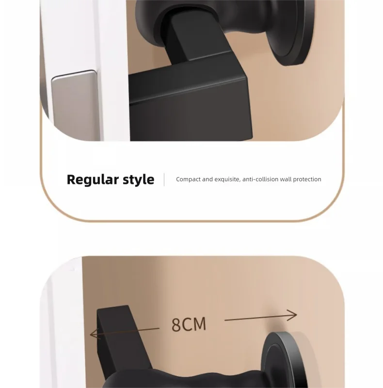 Silicone Door Stop Door Handle Protective Pad Silent Cover Door Resistance Anti-collision Artifact Door Suction