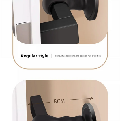 Silicone Door Stop Door Handle Protective Pad Silent Cover Door Resistance Anti-collision Artifact Door Suction
