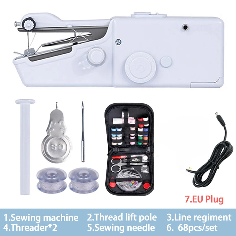 Mini Portable Multi-Function Household Sewing Machine – DIY Manual Tailor Machine