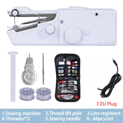 Mini Portable Multi-Function Household Sewing Machine – DIY Manual Tailor Machine