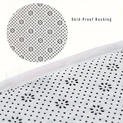 Simple flannel bathroom mat furry shower room non-slip floor mat thick sponge toilet absorbent floor mat bedroom door mat