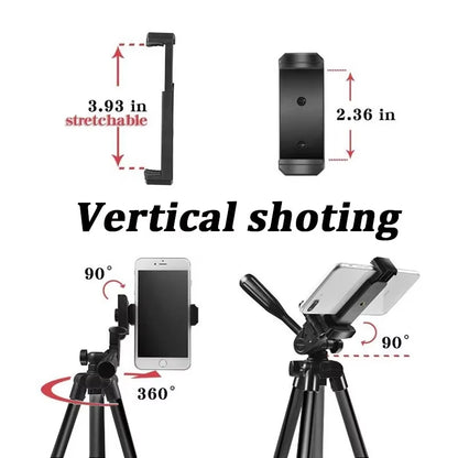 3120 Tripod For Phone 100cm Universal Camera Tripod Stand Phone Holder Lightweight Universal Photography For Xiaomi Huawei DSLR
