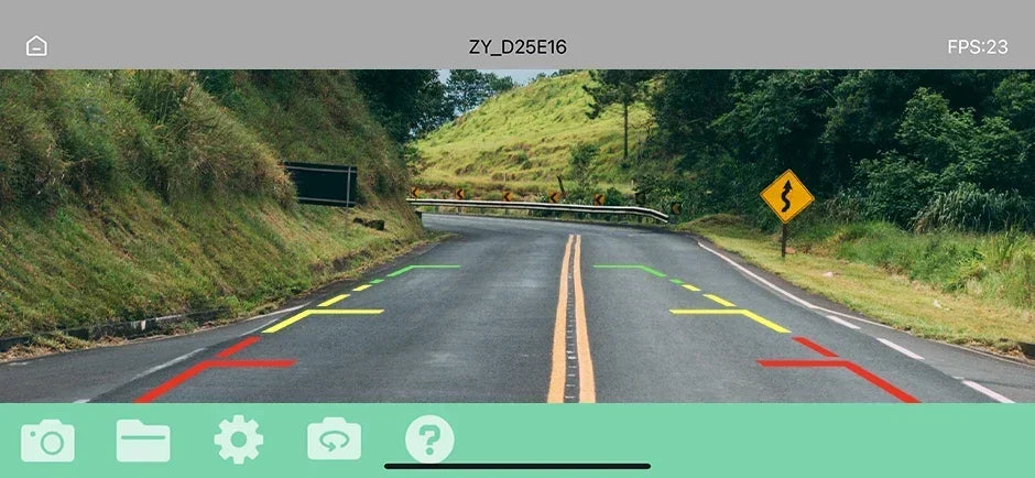 WiFi Wireless  Solar Backup Camera Magnetic BaseAI Blind Spot Alarm Backup for IPhone Android Bus Van Truck RV Front Rear View