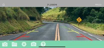 WiFi Wireless  Solar Backup Camera Magnetic BaseAI Blind Spot Alarm Backup for IPhone Android Bus Van Truck RV Front Rear View
