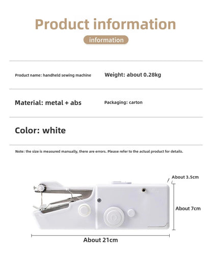 Mini Portable Multi-Function Household Sewing Machine – DIY Manual Tailor Machine