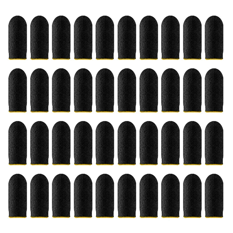 20pcs Game Finger Sleeve Breathable Fingertips For Games Anti-Sweat Touch Screen Finger Cots Cover Sensitive Mobile Touch Glove