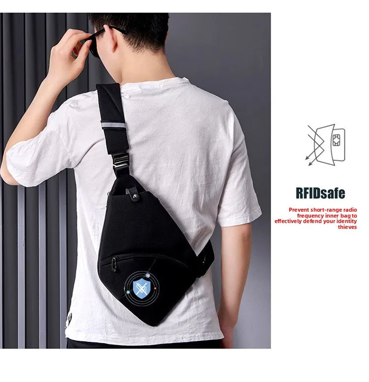Men’s Anti-Theft Waterproof Sling Bag
