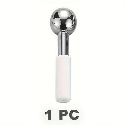 Ice Globes for Face & Eye Unbreakable Stainless Steel Cooling Roller Tool Gua Sha for Face Eye Body Skin Care Ice Wave Ball