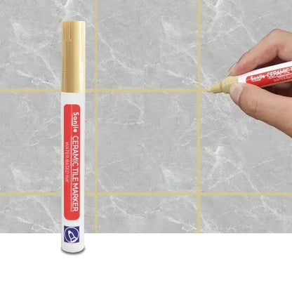 1/3 Pcs Waterproof White Marker Pen Wall Seam Repair Tiles Grout Markers Pens Floor Bathroom Decontamination Paint Brush Tools