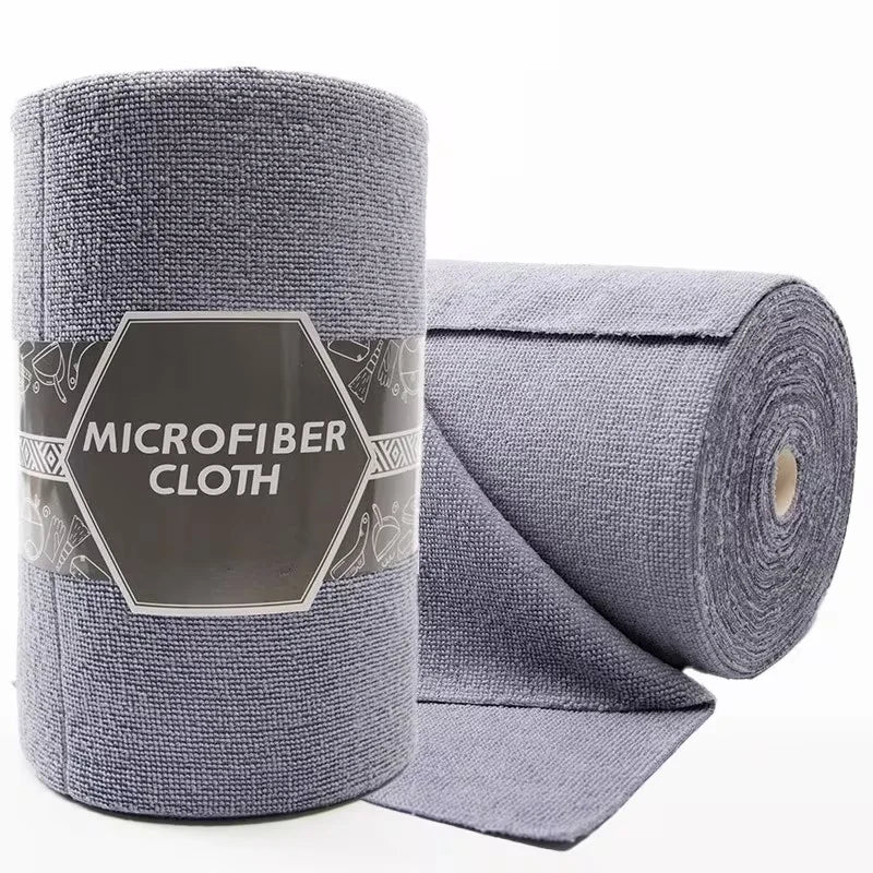 20-Sheet Reusable Cleaning Roll – Microfiber Kitchen Towel, Washable Paper Towel Replacement, Dish Rag
