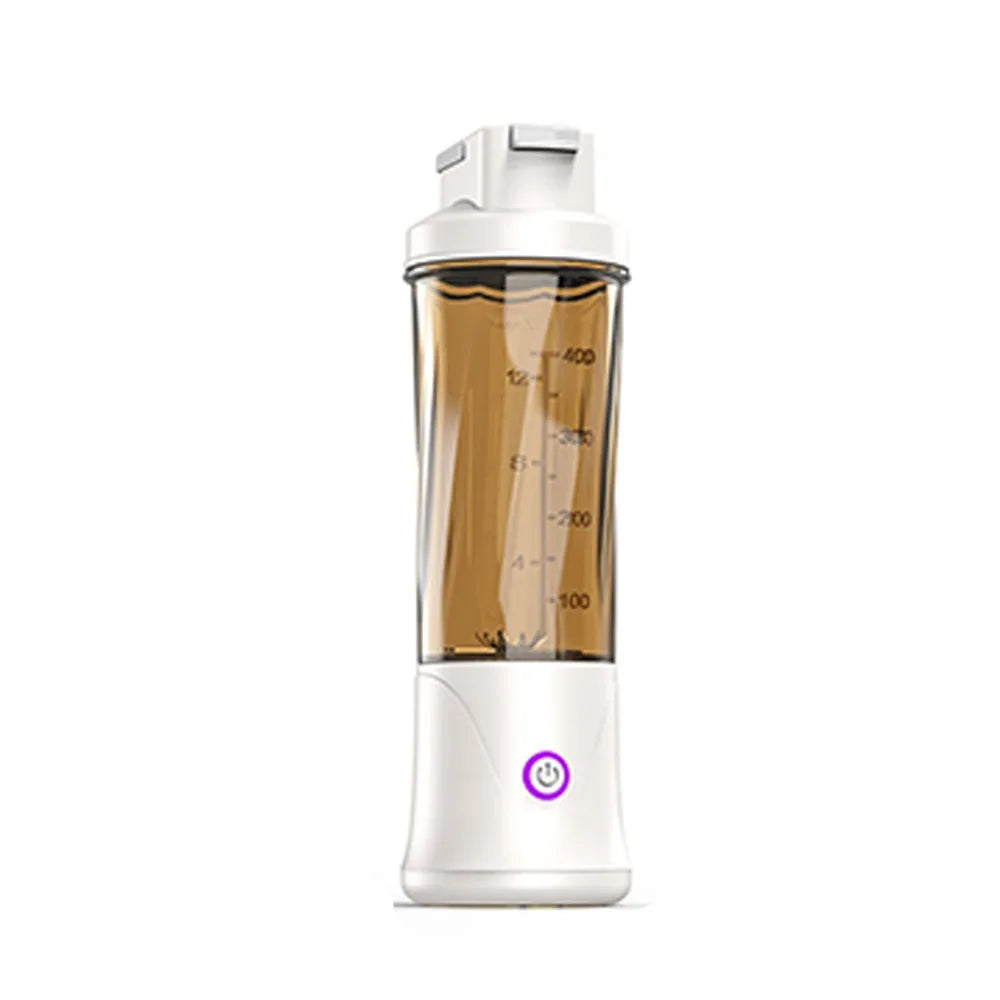 Portable 450ML Capacity Mini Blender Cup USB Charging Plastic Electric Fruit Juicer Cordless Small Fruit Extractor Cup Office
