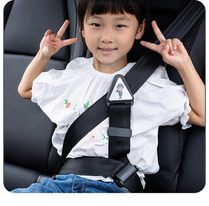 Car Children Shoulder Guard Buckle Seatbelt Adjuster For Kids Child Seat Belt Retainer Adjustment And Fixation Anti-stroke Belt