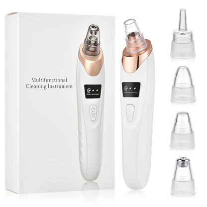 Electric Vacuum Blackhead Remover EMS Ultrasonic Skin Scrubber Spatula Pimple Acne Needle Tool Facial Pore Cleaner Skin Care Set
