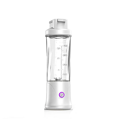 Portable 450ML Capacity Mini Blender Cup USB Charging Plastic Electric Fruit Juicer Cordless Small Fruit Extractor Cup Office