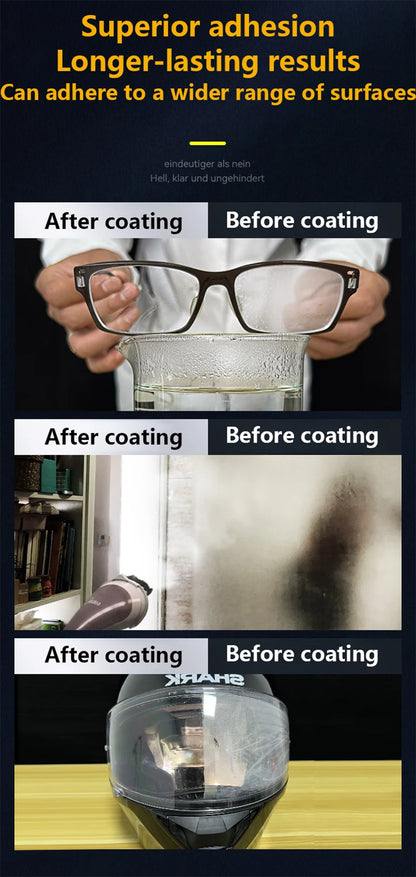 Anti-fog Spray for Car Windshield Mirror Diving Mask Goggles Glass Antifog Coating Agent Defogger Windshield Defogging Cleaner