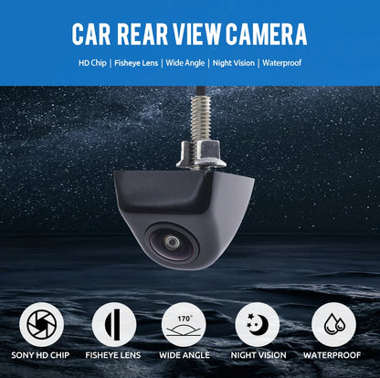 SonyCCD Parking Car Rear View Camera 12V Backup Reverse Fish Eyes Night Vision 170 Degree Angle HD Auto
