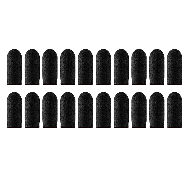 20pcs Game Finger Sleeve Breathable Fingertips For Games Anti-Sweat Touch Screen Finger Cots Cover Sensitive Mobile Touch Glove