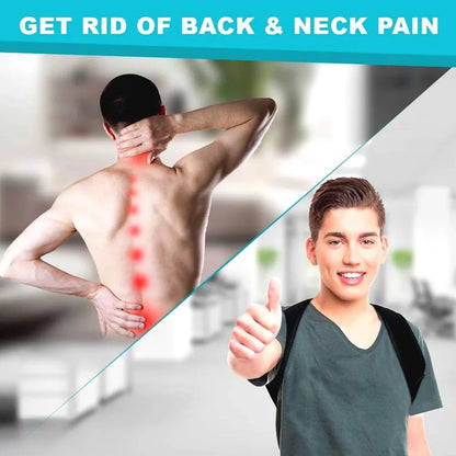 Adjustable Back Shoulder Posture Corrector Belt Clavicle Spine Support Reshape Your Body Home Office Sport Upper Back Neck Brace